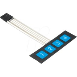 FREI DEBO TAST 1X4 - Placas de revelado: Teclado de membrana, 1 x 4 dígitos