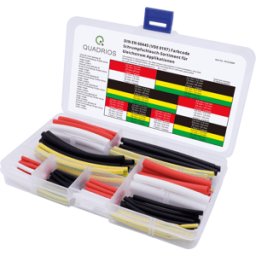 QUADRIOS QUAD 1812CA008 - Juego de tubos termoretráctiles - DIN EN 60445, 100 pieza