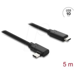 DELOCK 87240 - Cable óptico activo USB 10 Gbps USB Type-C™ macho a macho en áng