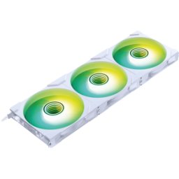PHANTEKS PHT F140M25RWT3P - Ventilador D-RGB M25 Gen2 de PHANTEK, reverso, 140mm, blanco, 3P