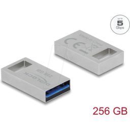 DELOCK 54006 - MEMORIA USB, USB 3.2, 256 GB, USB-A.