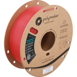 POLYMAKER A18007 - Filamento, POLYMAKER HT-PLA-GF herramienta eléctrica rojo, 1,75