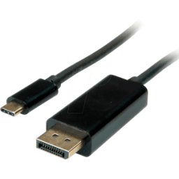 VALUE 11995846 - Cable adaptador USB tipo C > DP 1.2, 4K a 60 Hz, 2 m