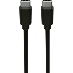 ANSMANN ANS 1700-0121 - Cable de datos/carga conector USB C > tipo C negro 1,2 m