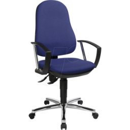 TST SUPPORTPD BL - TOPSTAR Silla de oficina SUPPORT® P DELUXE, azul
