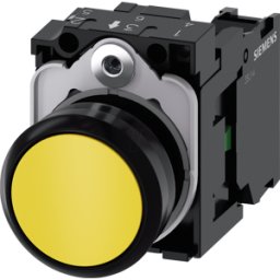 SIEMENS ACT00 0AB30-1BA0 - Pulsador, 1 no, amarillo, redondo