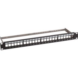 EFB-ELEKTRONIK EFB B37200100T24 - Soporte de módulo de 19", 1U, 24 puertos, con 24x RJ45 Ke