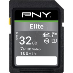PNY SD32GU1100EL - Tarjeta de memoria SDHC 32GB, Elite