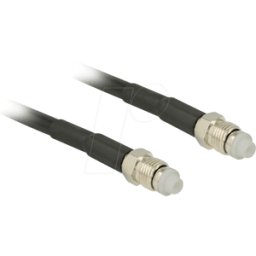 DELOCK 88665 - Cable de antena RF, conector hembra FME > conector hembra FME, 1