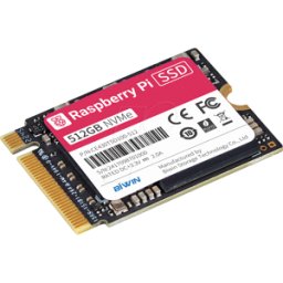 RPI NVME KIT512 - Raspberry Pi - SSD M.2 NVMe, 512 GB, incl. M.2 HAT+