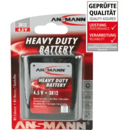 ANSMANN ANS ZK 3R12A - Batería de cinc-carbón, 3R12, paquete de 1
