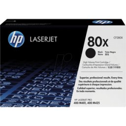 HEWLETT PACKARD TONER CF280X - Tóner HP, negro, 80X, original