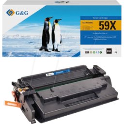 G&G; 19577 - Tóner, negro, 59X, compatible, HP