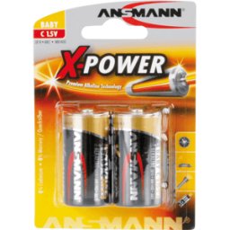 ANSMANN ANS 5015623 - Batería alcalina XPOWER, C (Baby), paquete de 2