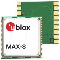 U-BLOX MAX-M8W - Módulo GPS, ±2,5m, -167dBm, 2,7..3,6 Vcc