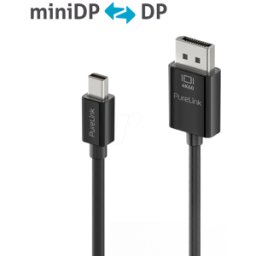 PURELINK PURE IS2121-030 - Mini DisplayPort a DisplayPort cable, 4K 60Hz, negro, 3 m..