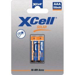 XCELL 149446 - Batería NiMH, AAA (Micro), 550 mAh, paquete de 2