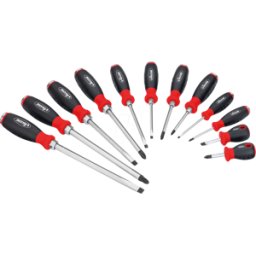 VIGOR VI V5010/12 - Juego de destornilladores V5010/12, 12 piezas, con tapa de impac