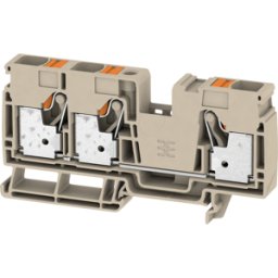 WEIDMÜLLER A3C 16 - Klippon® Connect feed-through terminal, A-series beige