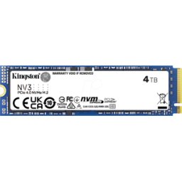 SNV3S/4000G - Kingston NV3 NVMe™ SSD, 4 TB, M.2 PCIe