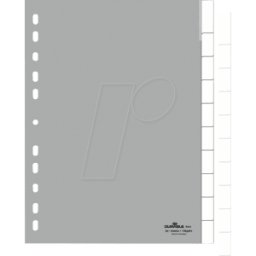 DURABLE KREG A4 BL 1-10 - Registro de plástico, a4 Blanko (10 piezas)