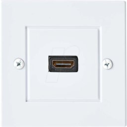 NEDIS N CVGB34950WT - Toma de pared HDMI™, 1 toma HDMI > HDMI, 4K a 60Hz