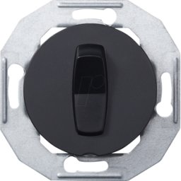 ELSO WDE011202 - Palpador con placa central, negro, redondo, UP, Renova, dise&nti