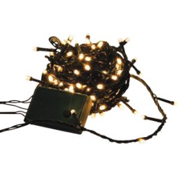 VELLEMAN SP-812024VUW - Guirnalda LED, 8 m, 120 LED, blanco cálido, 230 V.