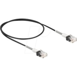 DELOCK 80388 - Cable de red RJ45 Cat.6A UTP Slim 0,5 m