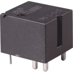 TIANBO TRS-L 12V - Relé de alta corriente TRS-L 12V, 1 contacto inversor 30A.