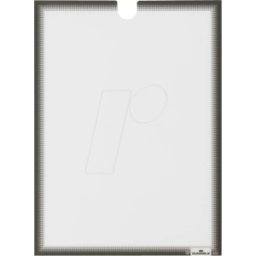 DURABLE 400657 - Soporte para documentos, a4, autoadhesivo, antracita, 5 unidades