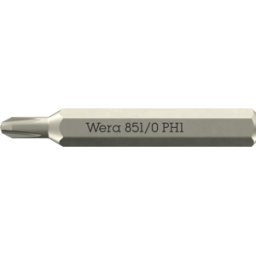 WERA 05058122001 - Micro Bit Phillips Bit de receso PH 1x30