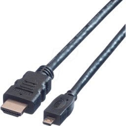 VALUE 11995581 - Conector HDMI-a > conector HDMI Micro-D, con Ethernet, 2 m