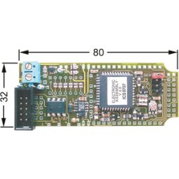 DISPLAY VISIONS EA 9707 RS232 - Placa de interfaz para pantallas Dotmatix de hasta 4x40