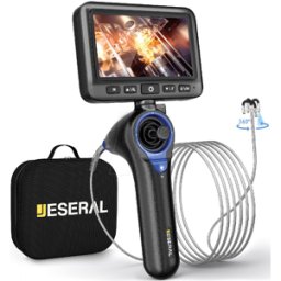 JESERAL JS439-DT - Endoscopio, monitor 5'', Ø 3,9 mm, cámara móvil 360