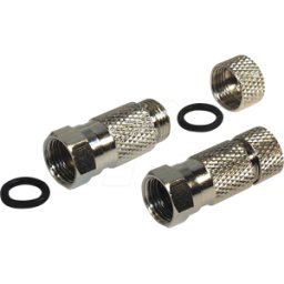MAXTRACK MATR FF0/7WPL - Twist-on F-plug, para cable de antena de Ø 7,0 mm