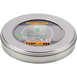 RHODIUS RHO 210247 - Juego de cuchillas de acero inoxidable, 115 mm, 1 mm, XT15 ACCU,