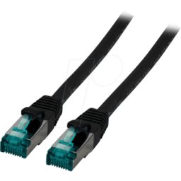 EFB-ELEKTRONIK EFB MK600125B - Cable de interconexiones S/FTP, Cat.6a, 25 m, negro
