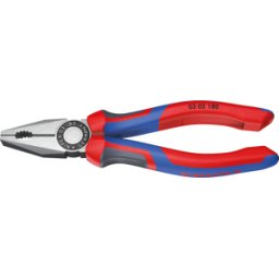 KNIPEX KN 03 02 180 - Alicates universales, 180 mm, cabeza pulida