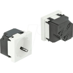 DELOCK 81321 - Toma de contacto de protección Easy 45, 45°, 45 x 45 mm, 10 piez