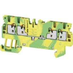 WEIDMÜLLER A4C 1.5 PE - Klippon® Connect feed-through terminal, A-series, green/yellow