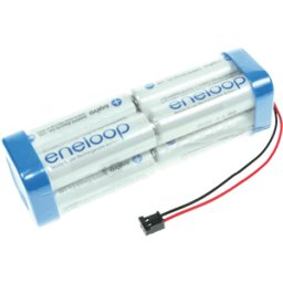 PANASONIC ENELOOP8 2000 - Rechargeable battery pack, NiMh, 2 Ah, 9.6 V, 8 cells, cube