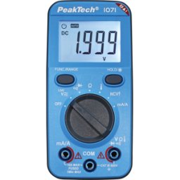 PEAKTECH 1071 - Multímetro, digital, 2.000 cuentas, NCV, medición