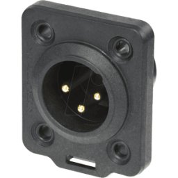 NEUTRIK NC3MDX-T - Conector integrado XLR de 3 pines TOP