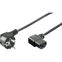 GOOBAY NKSK 150 SW GEW - Cable de red, conector con contacto de protección, acodad