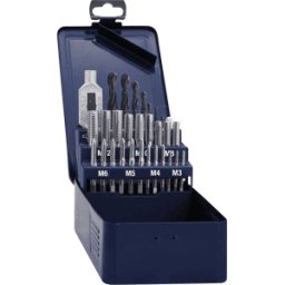EXACT 10703 - Juego de machos, M3 - M12, 29 piezas