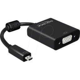 DELOCK 65558 - Adaptador HDMI, conector HDMI Micro D a conector VGA