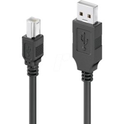 SONERO SON-XU2000-100 - Cable USB 2.0, USB-a a USB-B, 10,0 m, negro