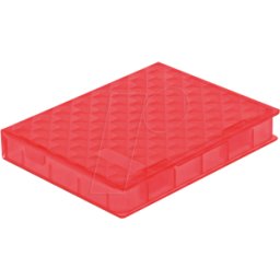DELOCK 18370 - Caja de protección para HDD 2.5" / SSD rojo