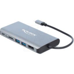 DELOCK 87683 - Docking Station, USB 3.0 Type-C, Laptop